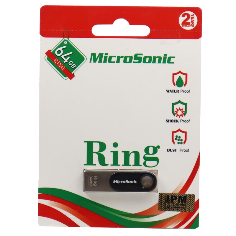 فلش عمده ۶۴ گیگ میکروسونیک Microsonic RING