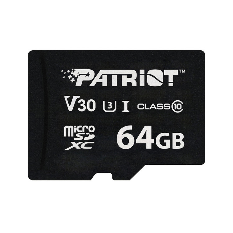 کارت حافظه microSDXC پتریوت مدل VX کلاس 10 استاندارد UHS-I U3-4Kسرعت 90MBps ظرفیت 64 گیگابایت