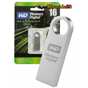 فلش مموری 16 گیگ WESTERN DIGITAL مدل CANDY (گارانتی مادام العمر) رنگ طوسی