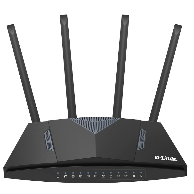 روتر بی‌سیم 4G خانگی دی-لینک مدل DWR-M960 4G AC1200 با پشتیبانی از 32 کاربر، چهار درگاه LAN گیگابیت، پورت USB 2.0، اتصال WAN و سیم‌کارت، آنتن خارجی چهارگانه و کلیدهای WPS، Reset و روشن/خاموش