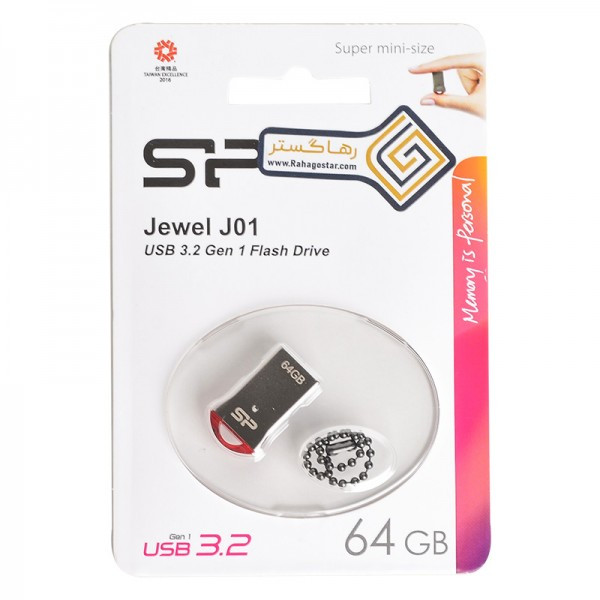 فلش مموری سیلیکون پاور مدل Jewel J01 ظرفیت 64 گیگابایت