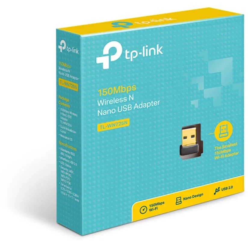 کارت شبکه USB بی‌ سیم N150 Nano تی پی-لینک مدل TL-WN725N